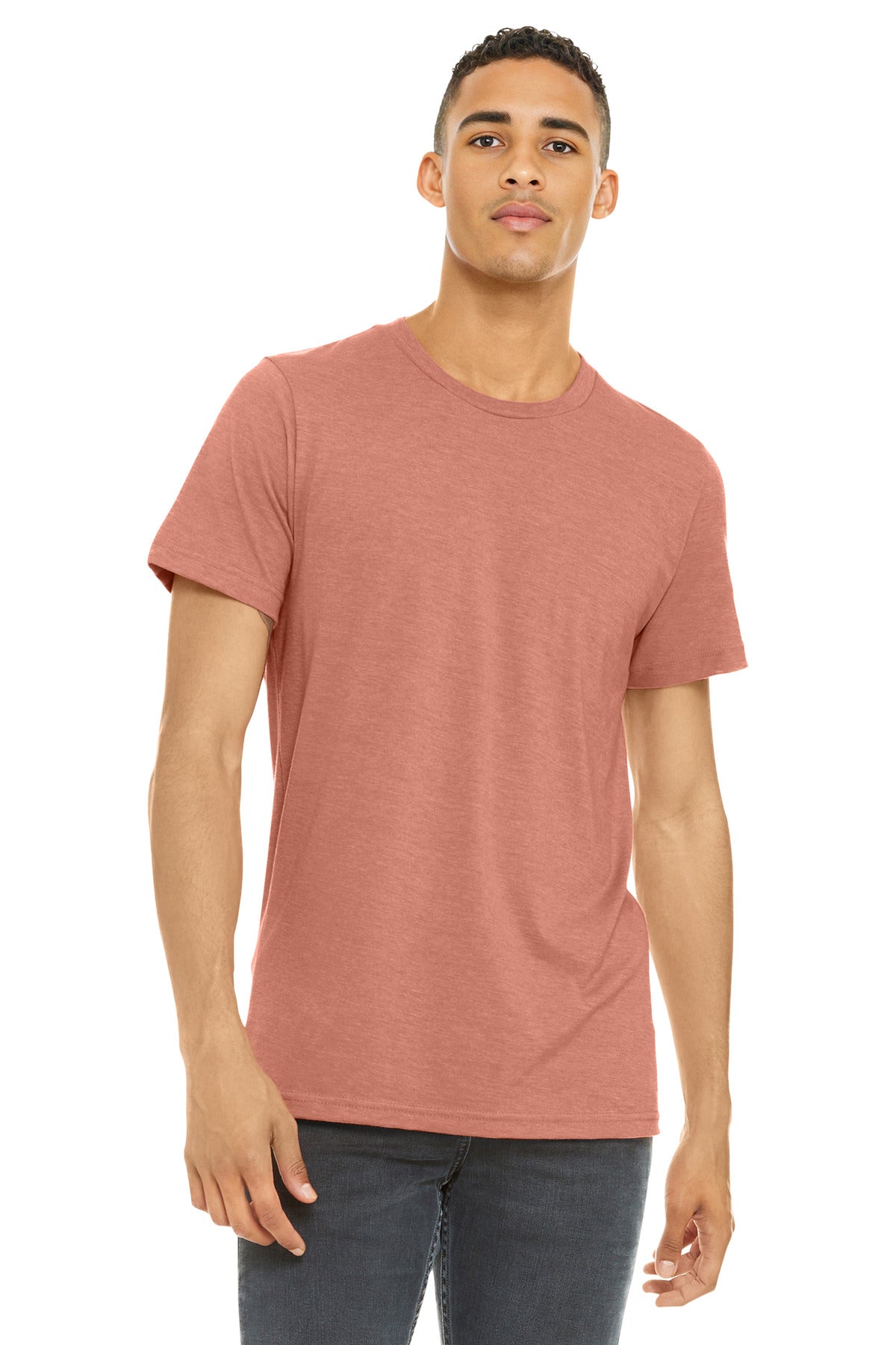 BELLA+CANVAS  ®  Unisex Heather CVC Short Sleeve Tee. BC3001CVC