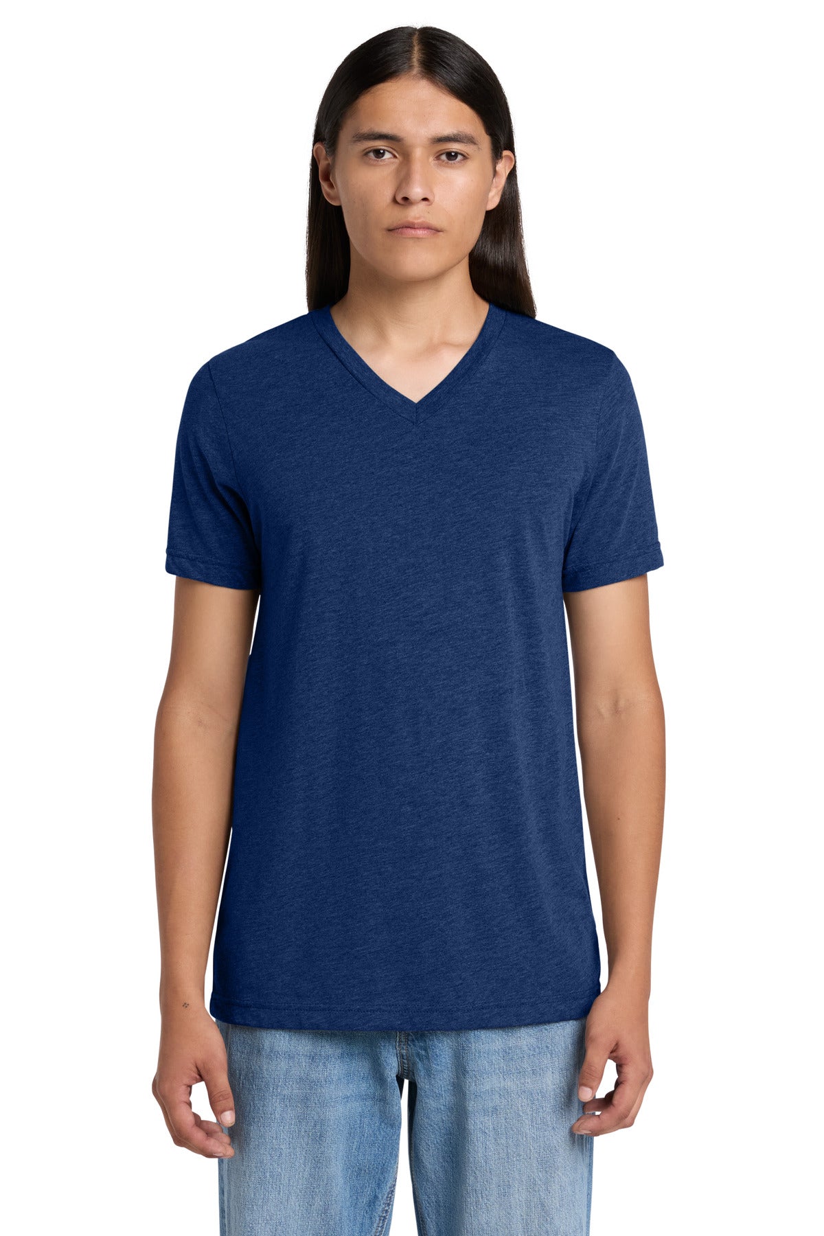 BELLA+CANVAS ®  Unisex Triblend Short Sleeve V-Neck Tee. BC3415