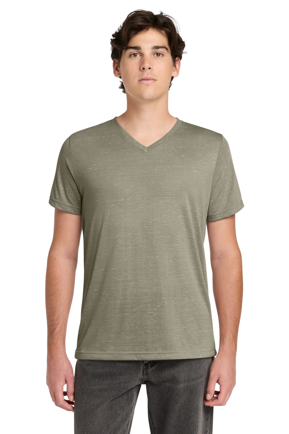 BELLA+CANVAS ®  Unisex Textured Jersey V-Neck Tee BC3655