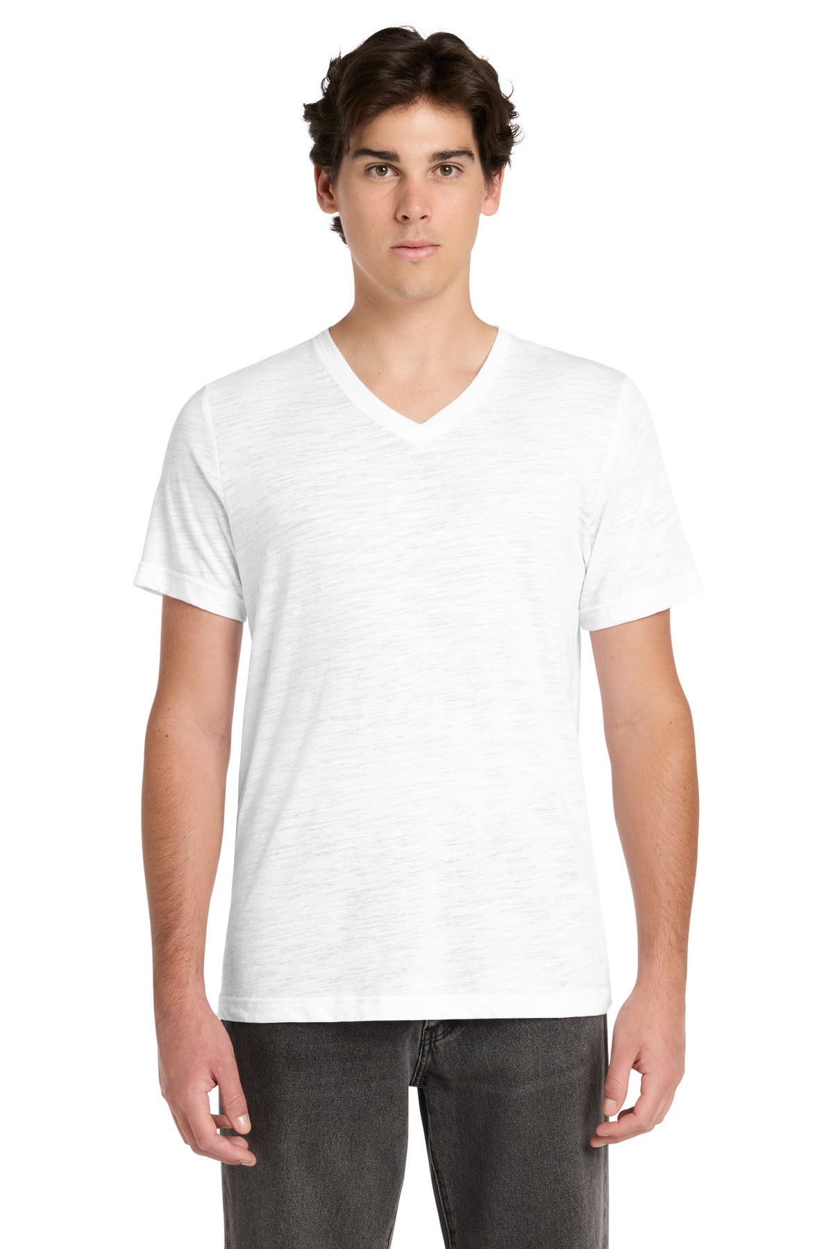 BELLA+CANVAS ®  Unisex Textured Jersey V-Neck Tee BC3655