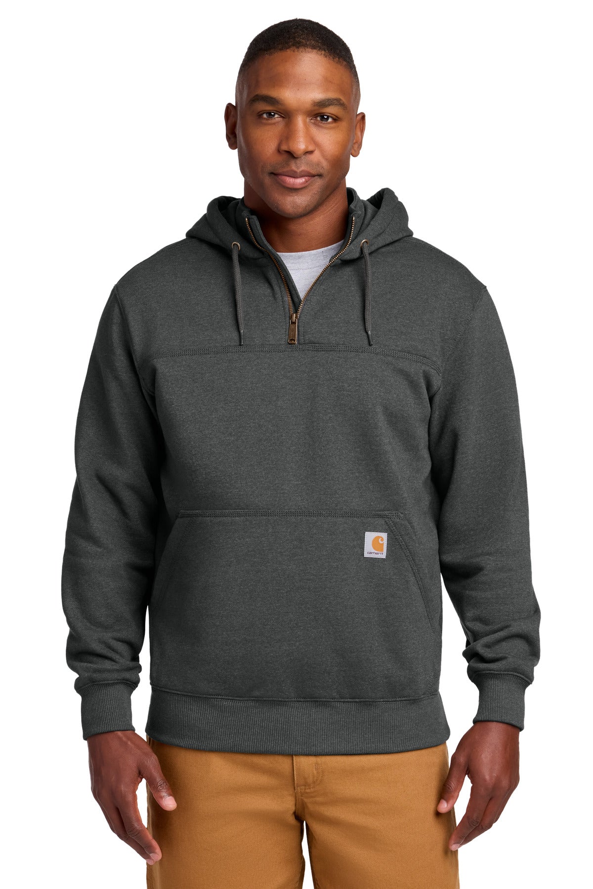 Carhartt  ®  Rain Defender  ®  Paxton Heavyweight Hooded Zip Mock Sweatshirt. CT100617