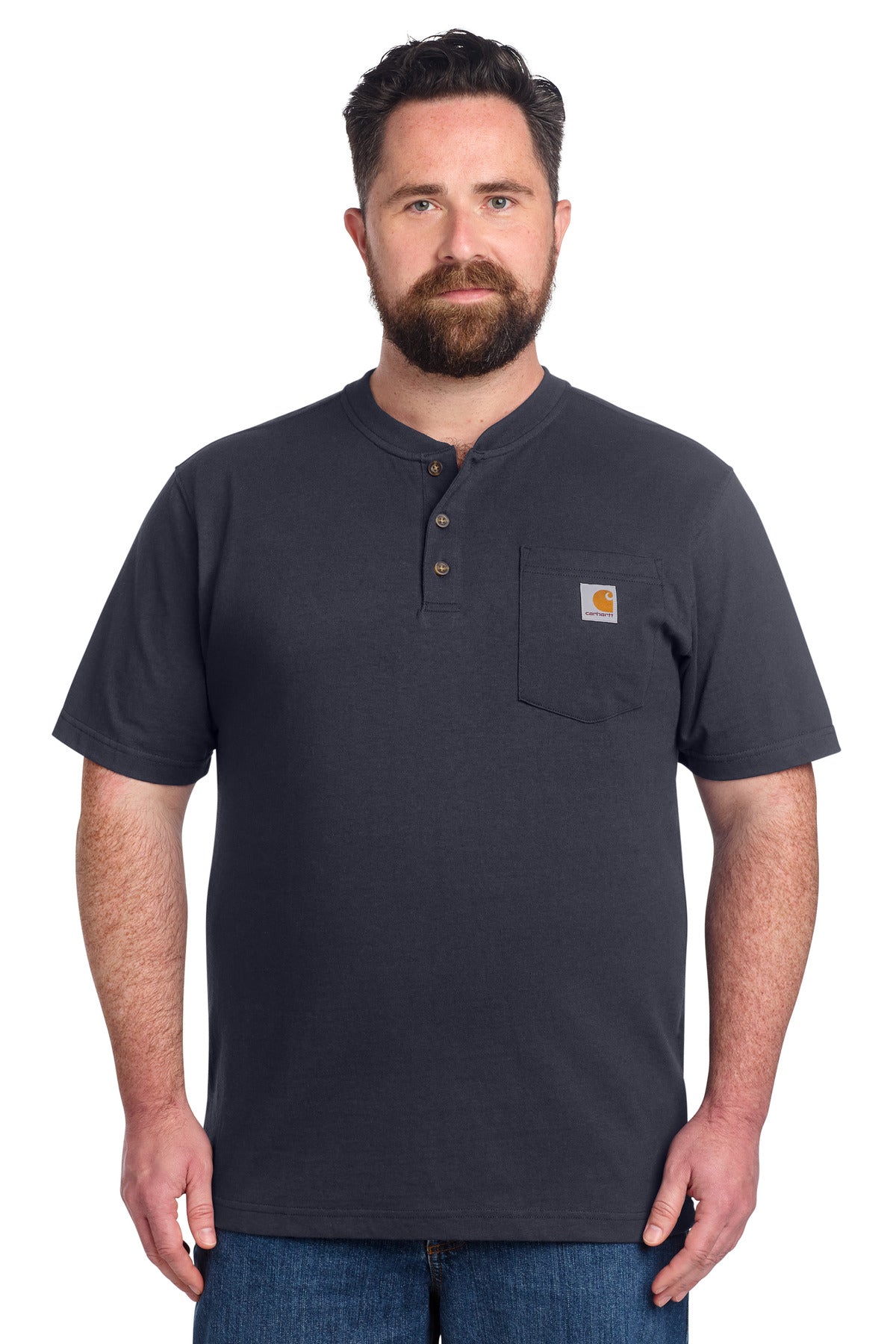 Carhartt ®  Short Sleeve Henley T-Shirt CTK84