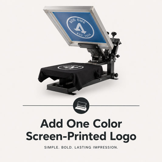 749 - One Color Screen-Printed Logo