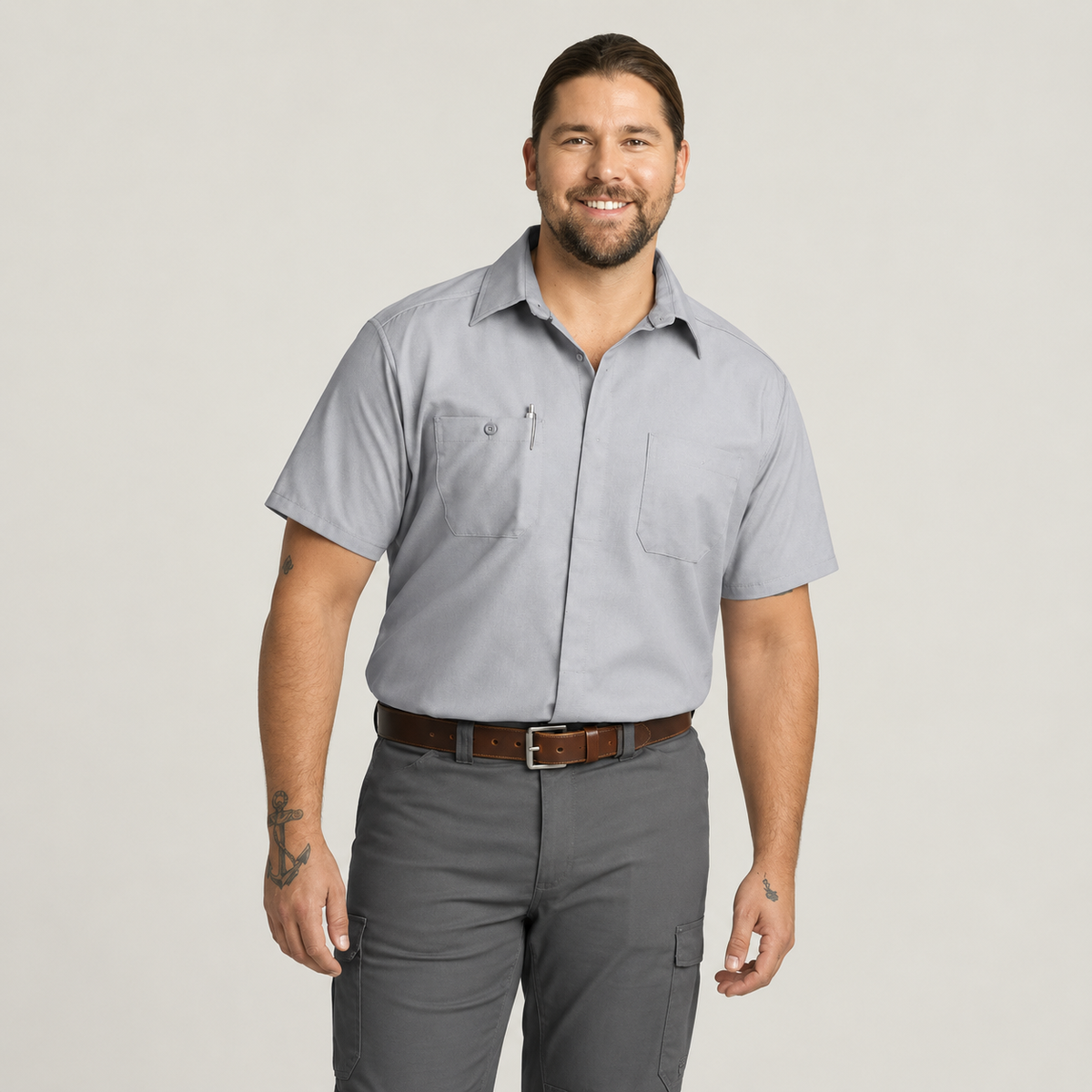 Men's Short Sleeve Pro Airflow Work Shirt  - SP4A