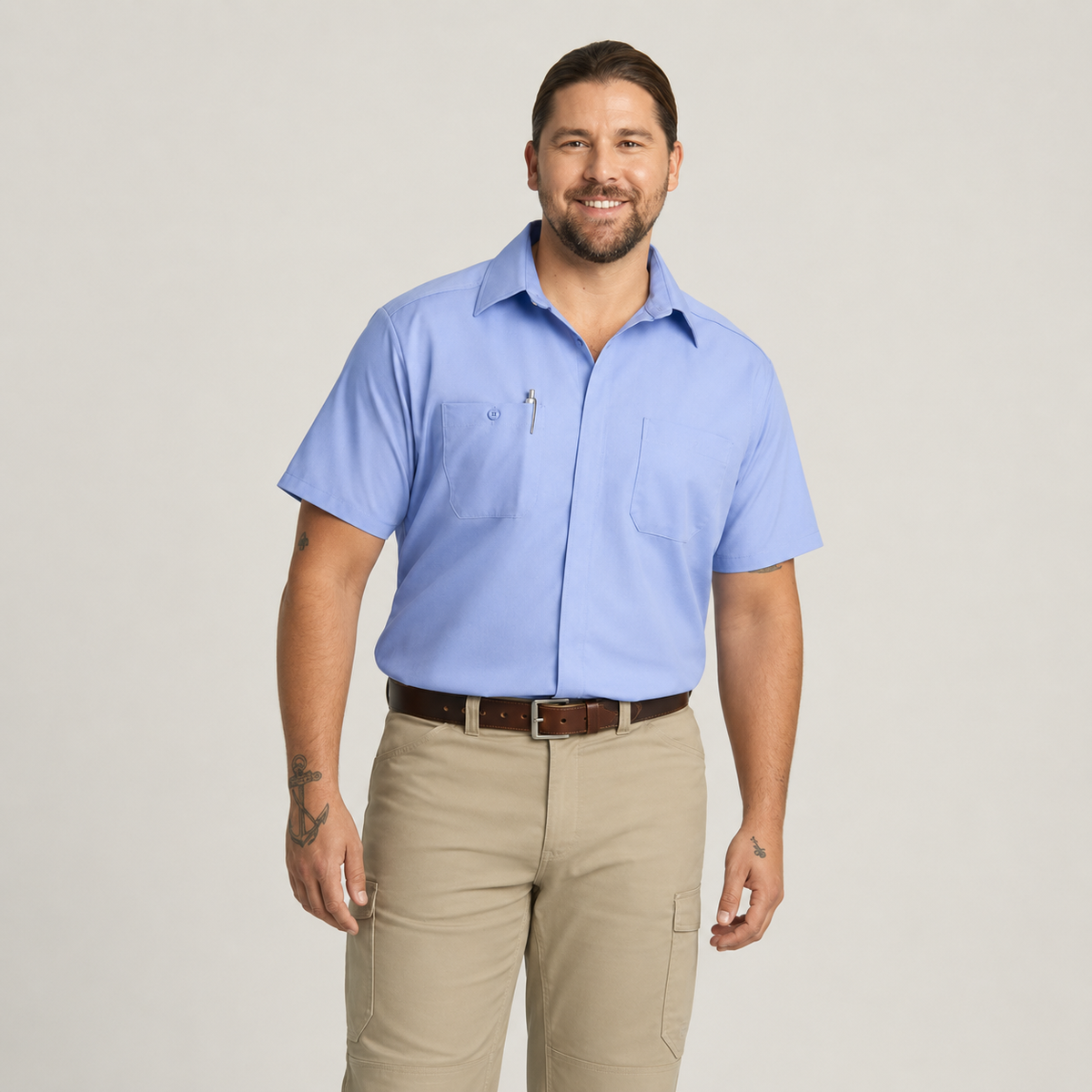 Men's Short Sleeve Pro Airflow Work Shirt  - SP4A