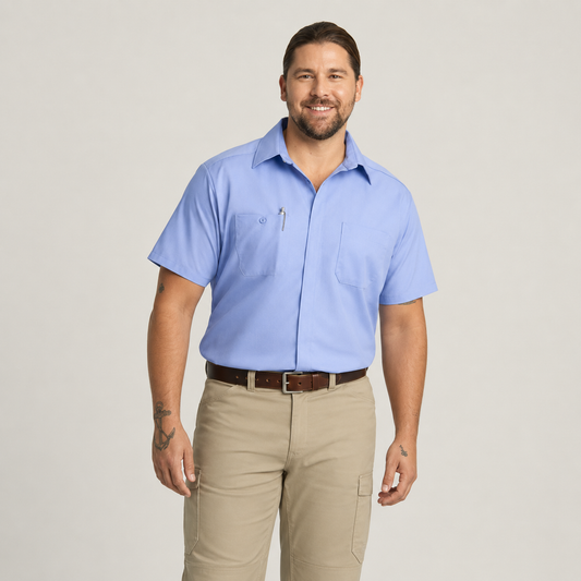 Men's Short Sleeve Pro Airflow Work Shirt  - SP4A