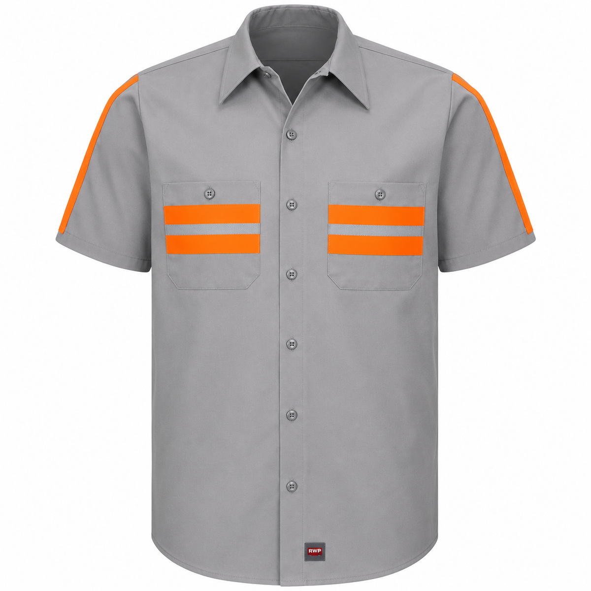 Short Sleeve Enhanced Visibility Industrial Work Shirt