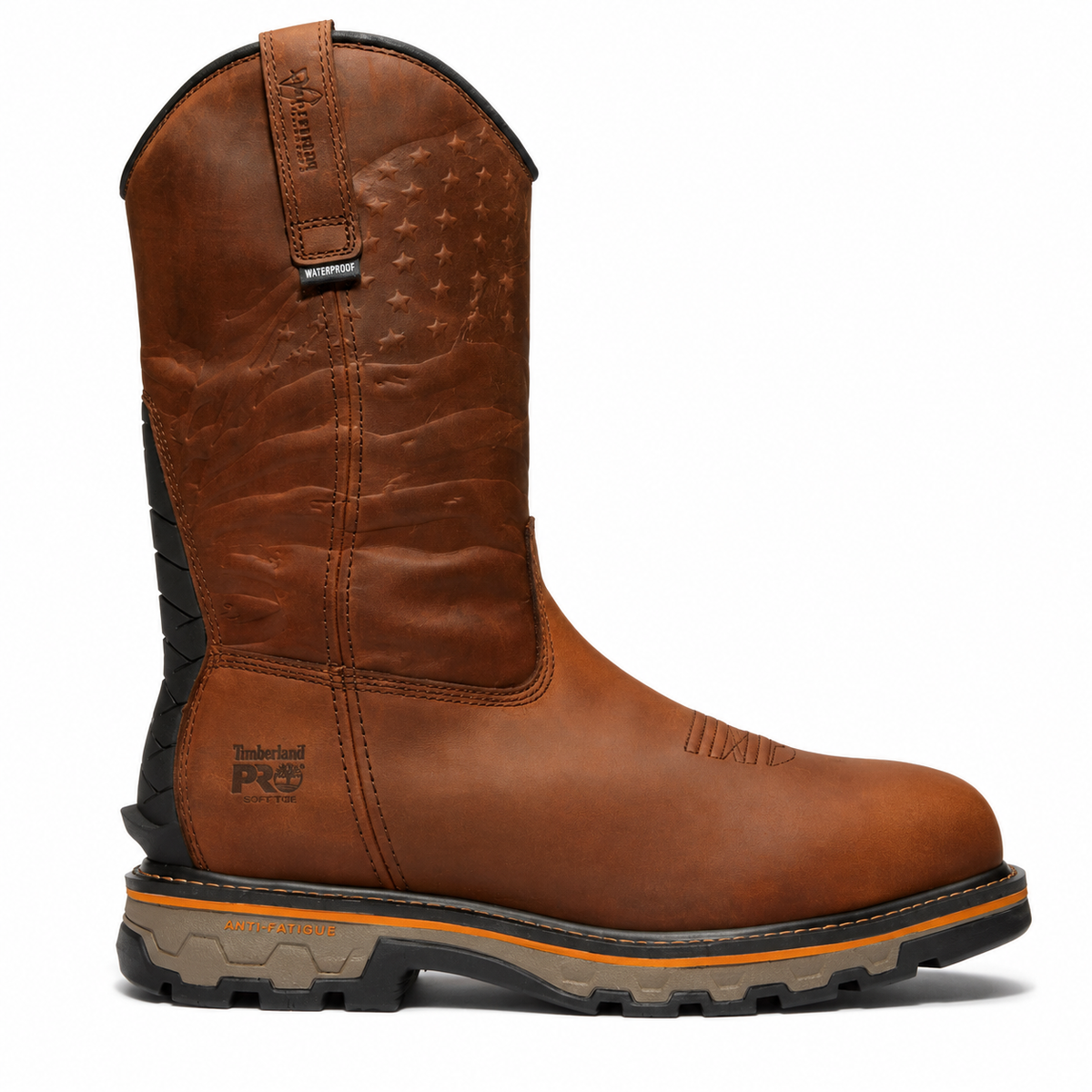 Men's True Grit USA Pull-On Composite Toe Waterproof Work Boot - A64CQ