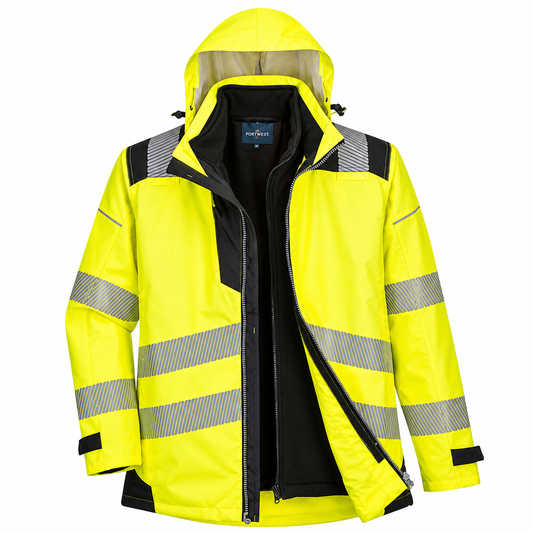 PW3 Hi-Vis 3-in-1 Jacket - PW365