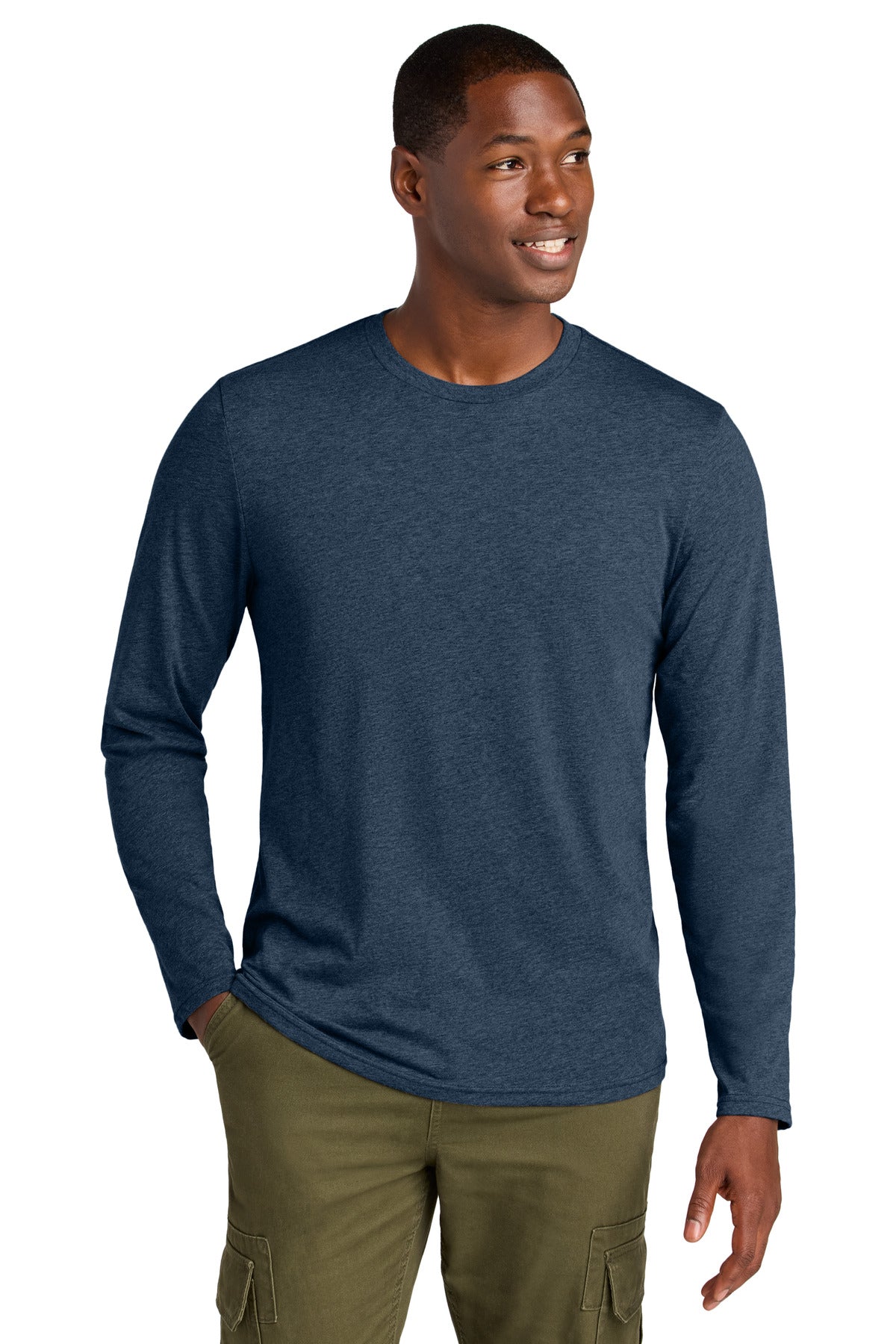 District ®  Perfect Weight ®  CVC Long Sleeve Tee DT185