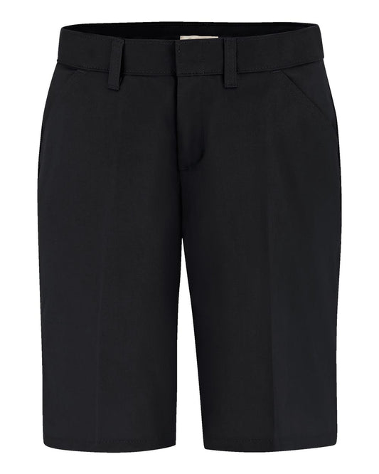 FR22BK - Women's Flat Front Shorts
