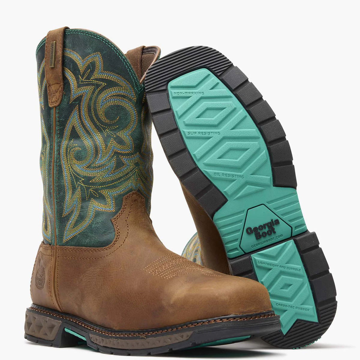 Georgia Boot Carbo-Tec LT Women's Steel Toe Waterproof Pull-On Boot - GB00386