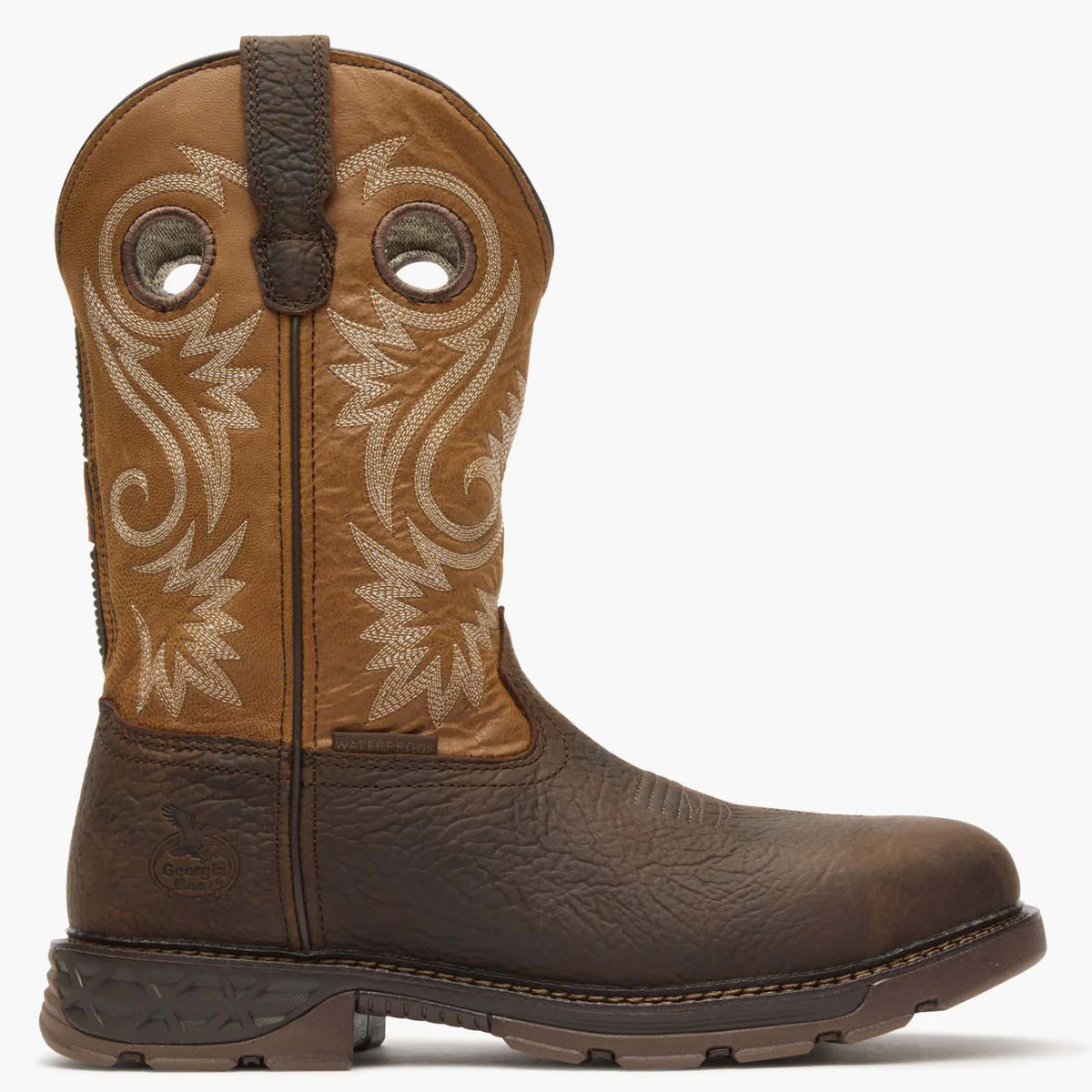 Georgia Boot Carbo-Tec FLX 11" Waterproof Alloy Toe Pull On Work Boot - GB00672