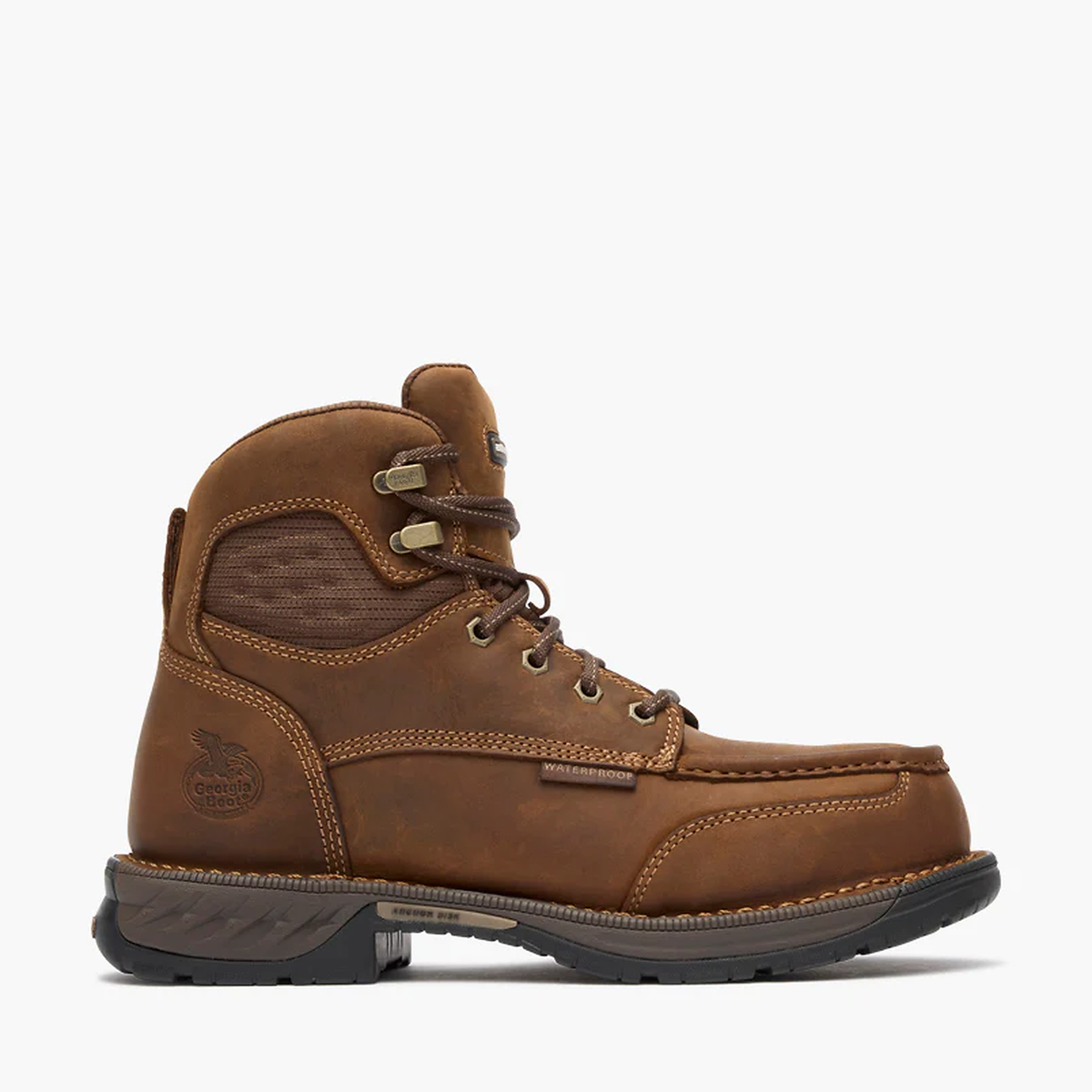 Georgia Boot Athens 360 6" Side-Zip Waterproof Nano Composite Toe Moc-Toe Work Boot - GB00737