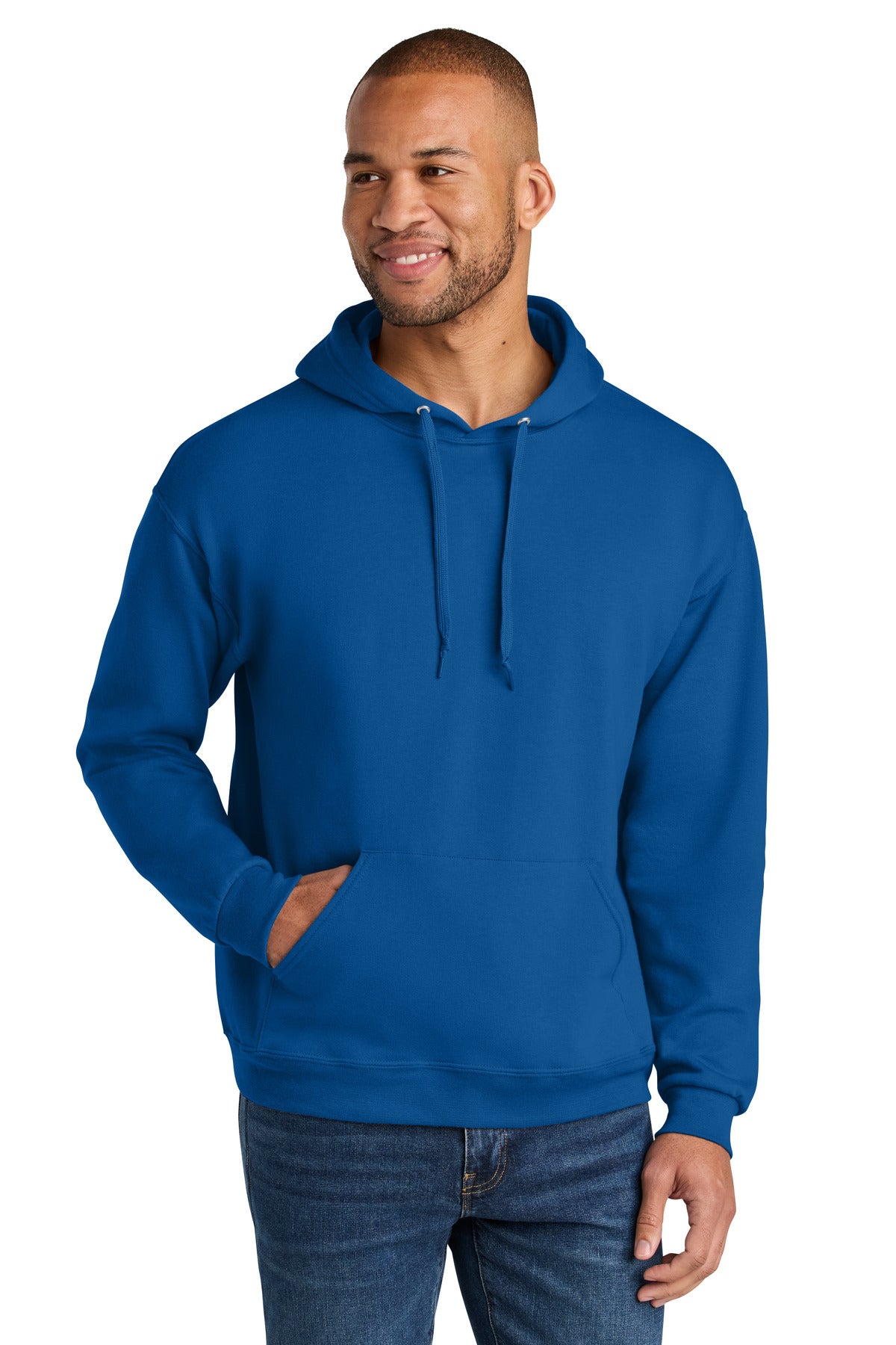 Jerzees Ultimate ®  Unisex CVC Ring Spun Hooded Sweatshirt IC49M