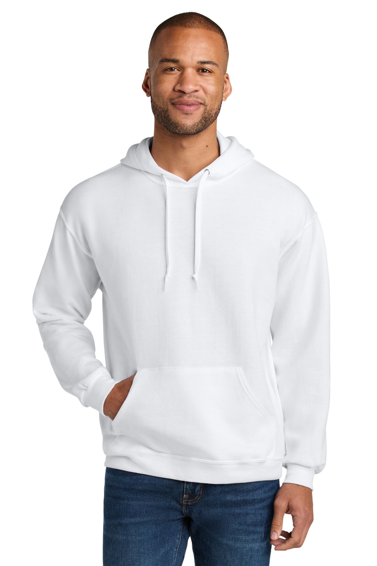 Jerzees Ultimate ®  Unisex CVC Ring Spun Hooded Sweatshirt IC49M