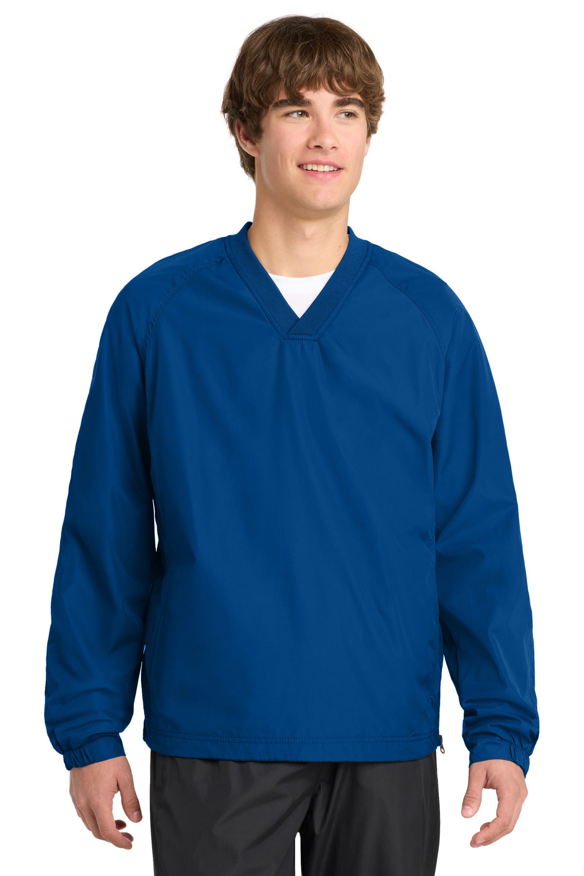 Sport-Tek ®  V-Neck Raglan Wind Shirt. JST72