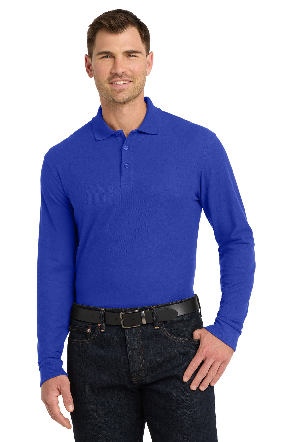 Port Authority ®  Long Sleeve Core Classic Pique Polo. K100LS