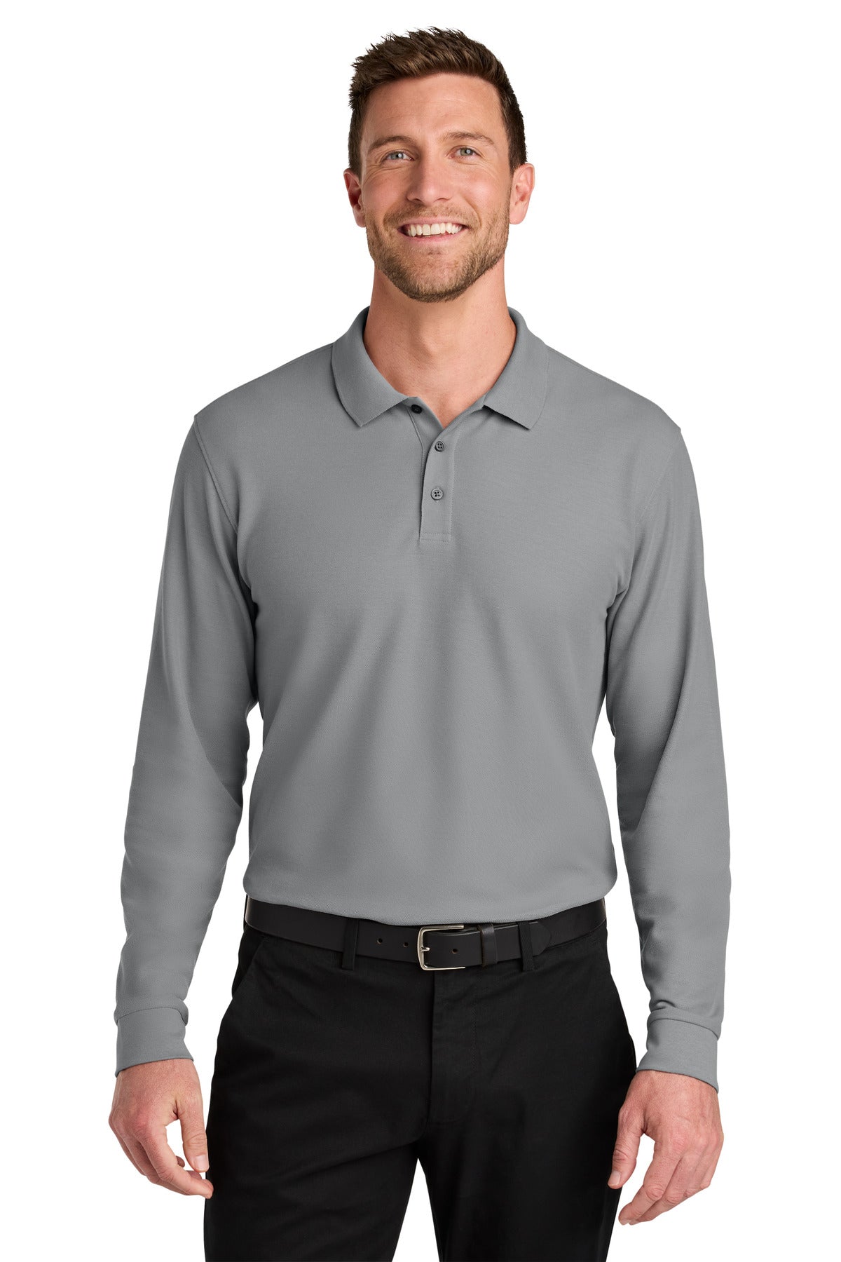 Port Authority ®  Wearever Signature Pique Long Sleeve Polo K200LS