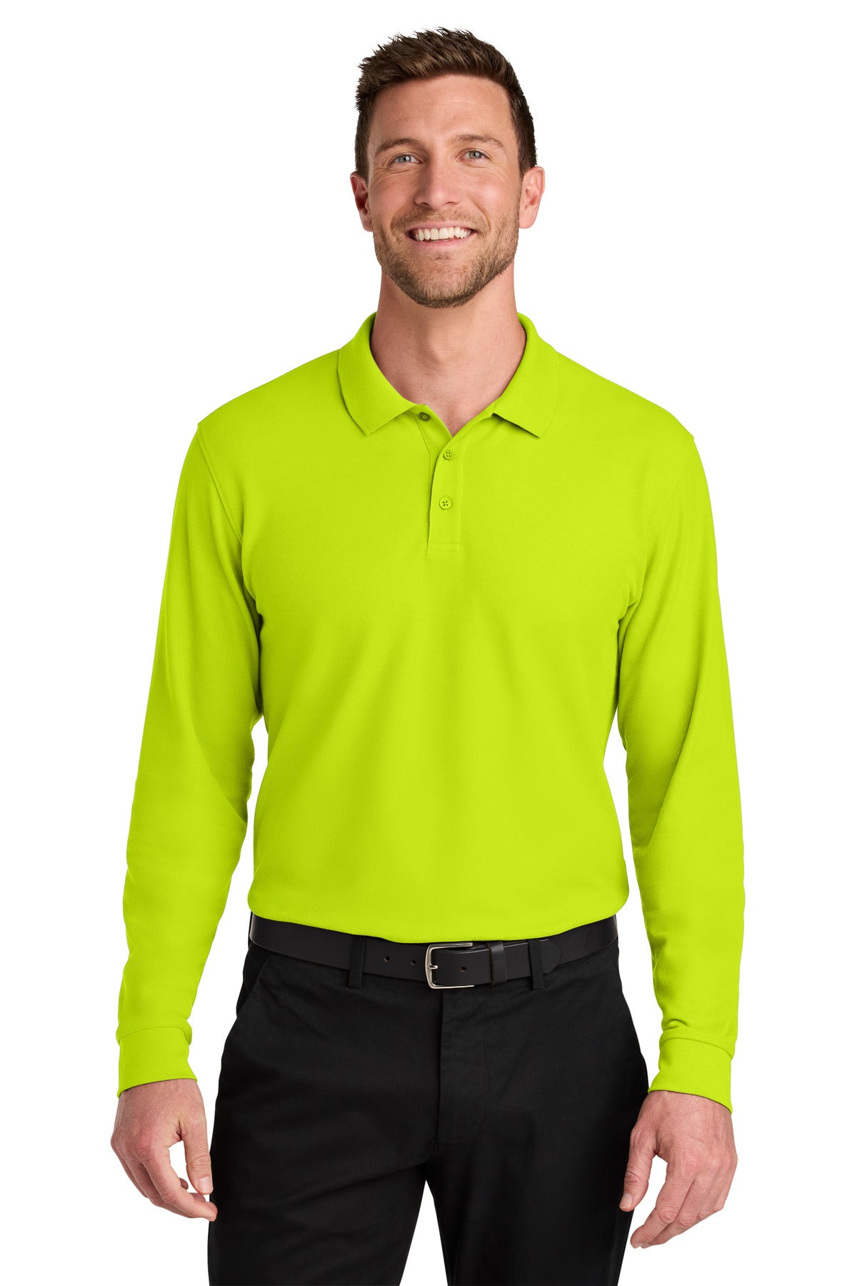 Port Authority ®  Wearever Signature Pique Long Sleeve Polo K200LS