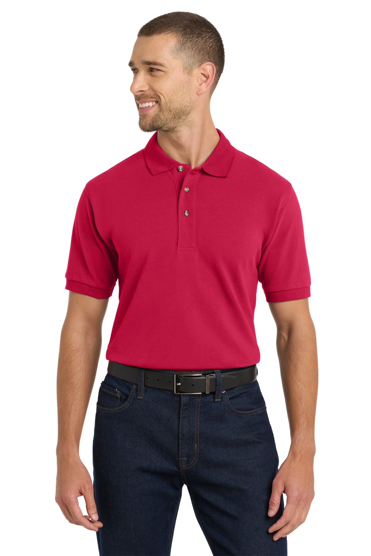 Port Authority ®  Heavyweight Cotton Pique Polo.  K420