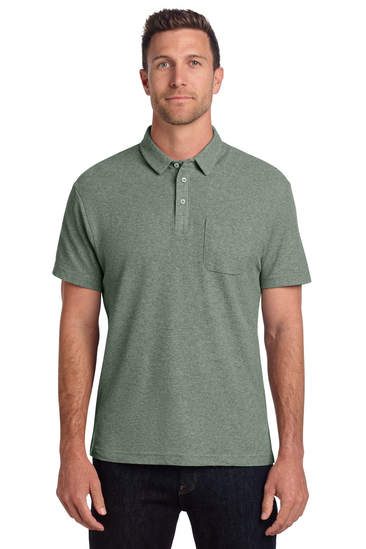 Port Authority ®  C-FREE ®  Cotton Blend Pique Pocket Polo K868