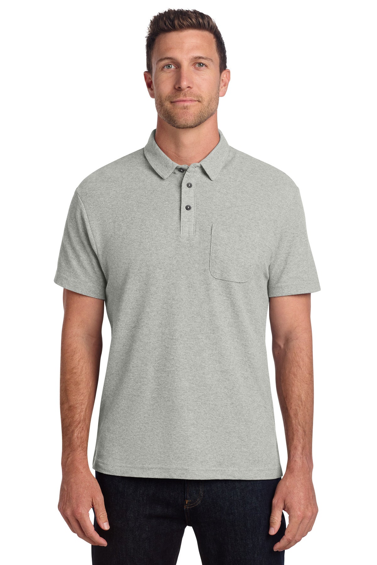 Port Authority ®  C-FREE ®  Cotton Blend Pique Pocket Polo K868