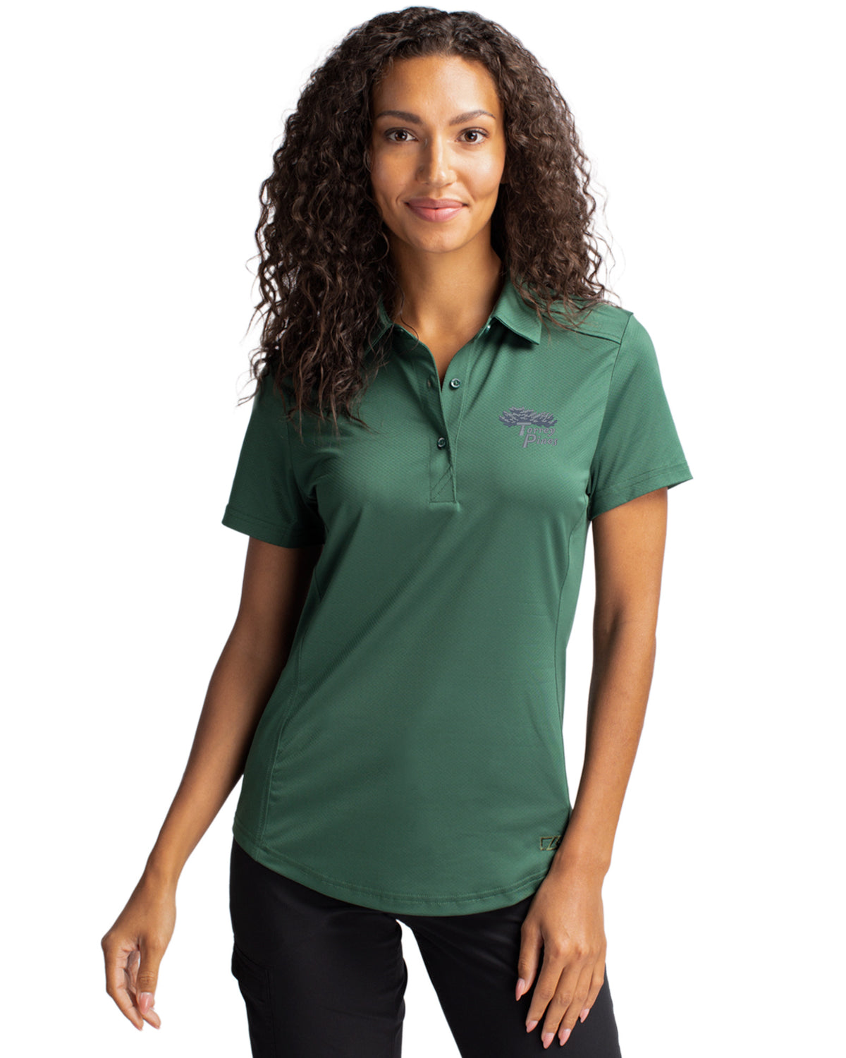 Torrey Pines Cutter & Buck Prospect Recycled Featherlight Stretch Womens Polo - LCK00111-35492
