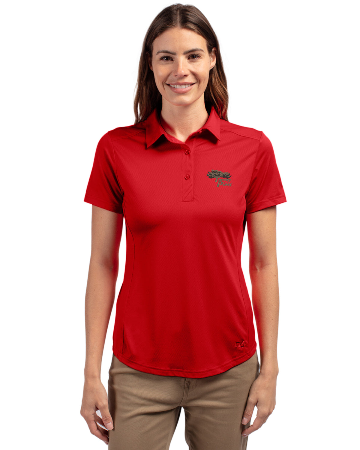 Torrey Pines Cutter & Buck Prospect Recycled Featherlight Stretch Womens Polo - LCK00111-35492