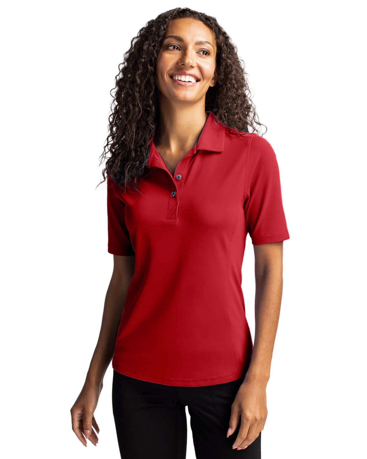 Cutter & Buck Virtue Recycled Featherlight Pique Womens Polo - LCK00127 TEMP