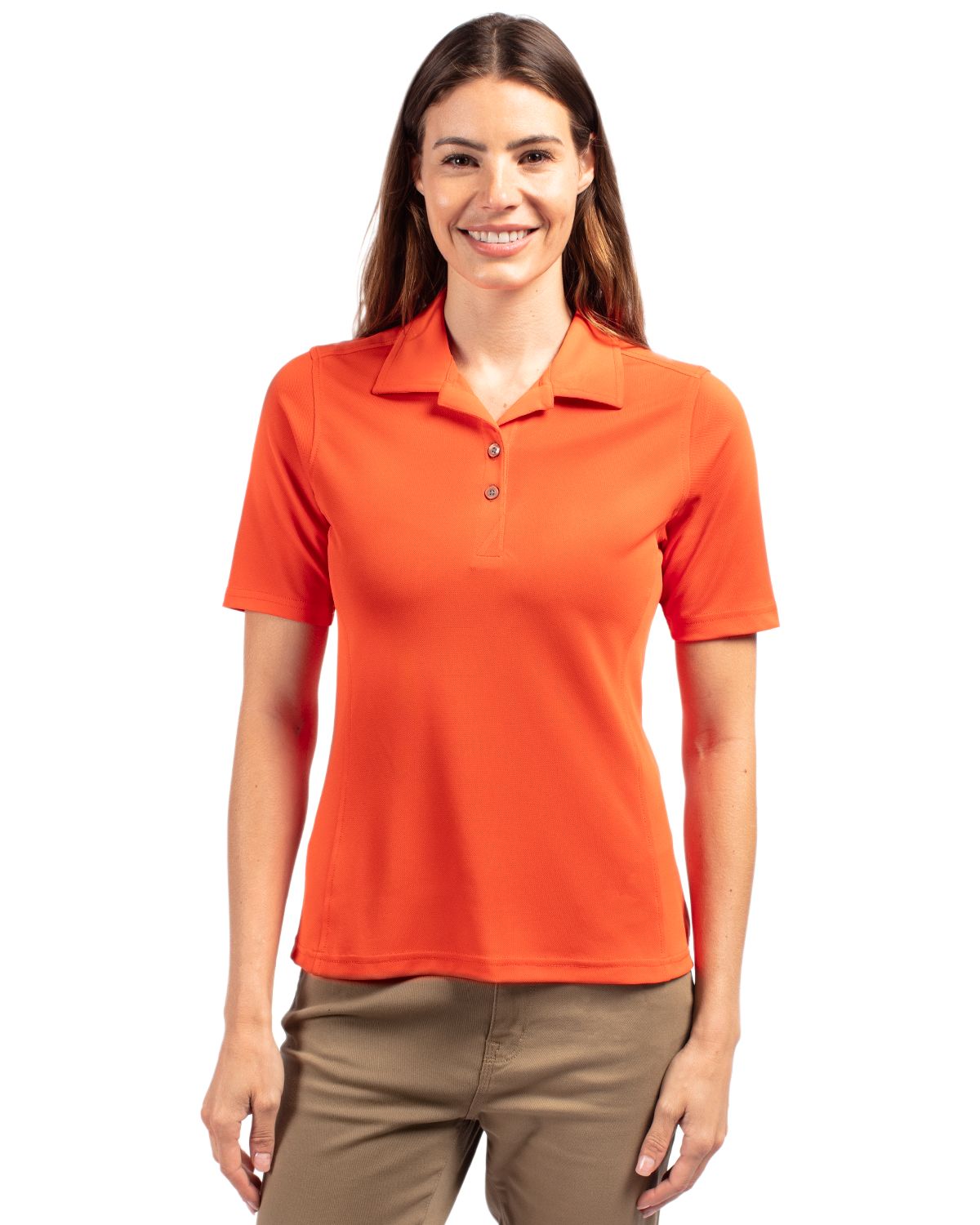 Cutter & Buck Virtue Recycled Featherlight Pique Womens Polo - LCK00127