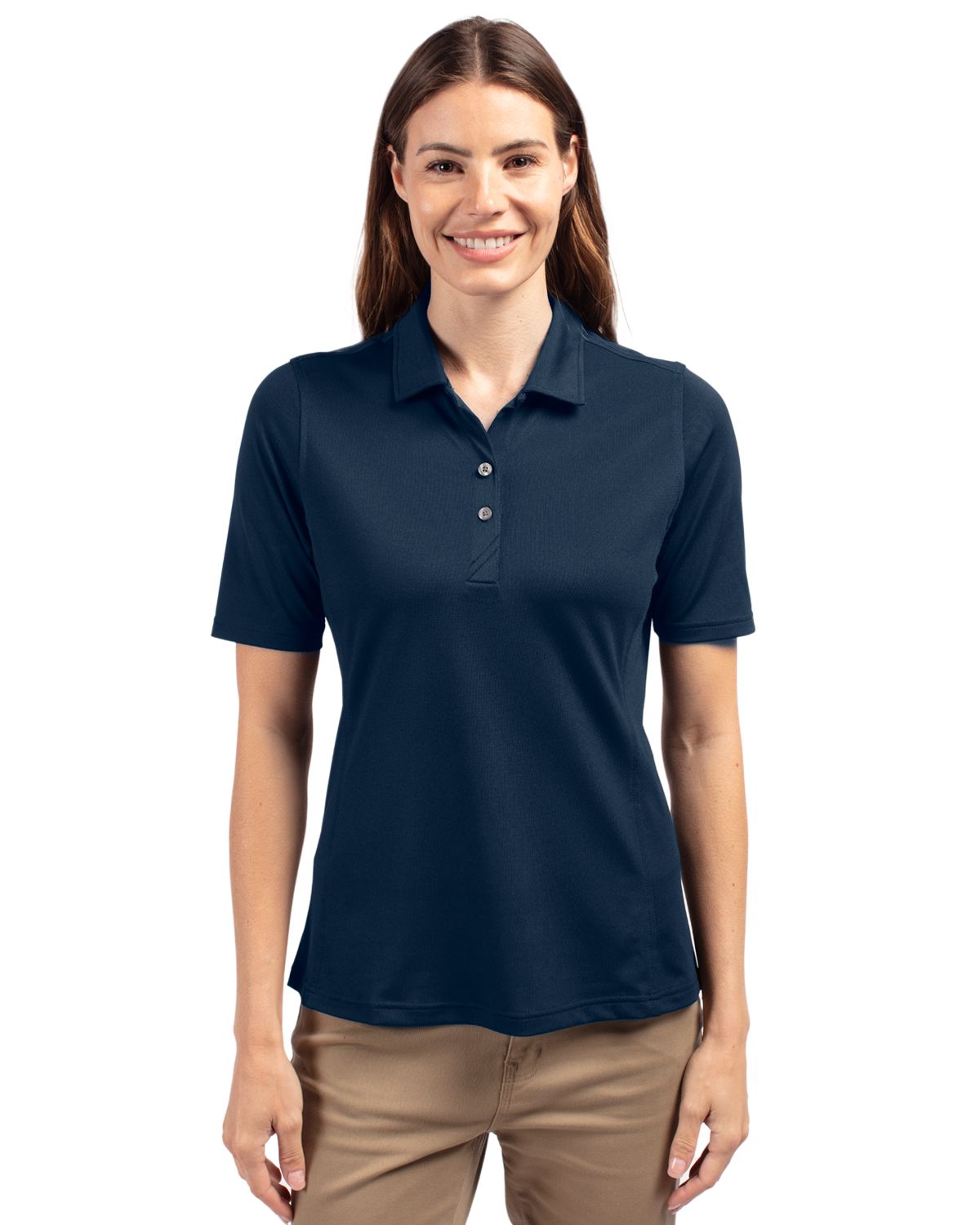 Cutter & Buck Virtue Recycled Featherlight Pique Womens Polo - LCK00127 TEMP