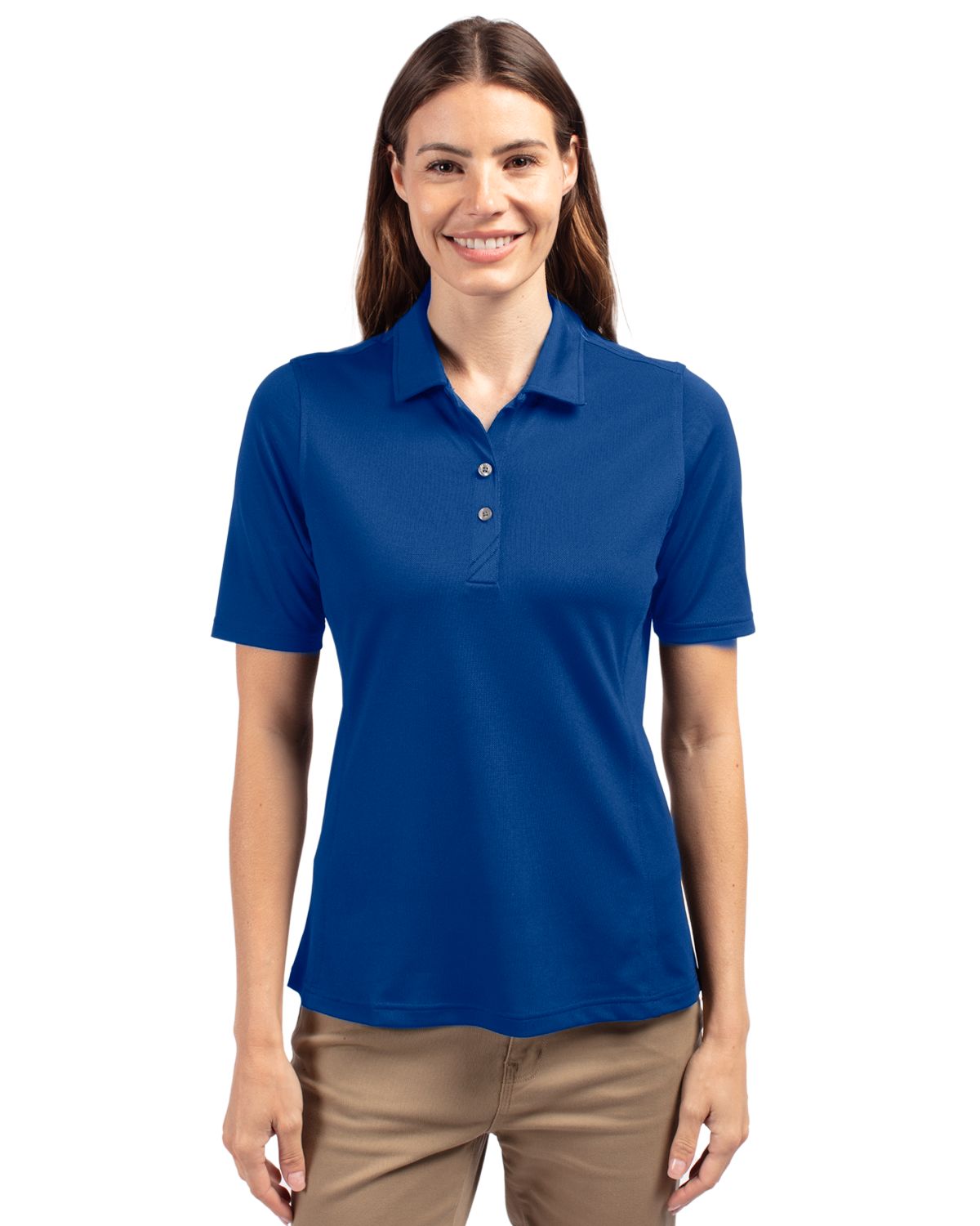 Cutter & Buck Virtue Recycled Featherlight Pique Womens Polo - LCK00127 TEMP