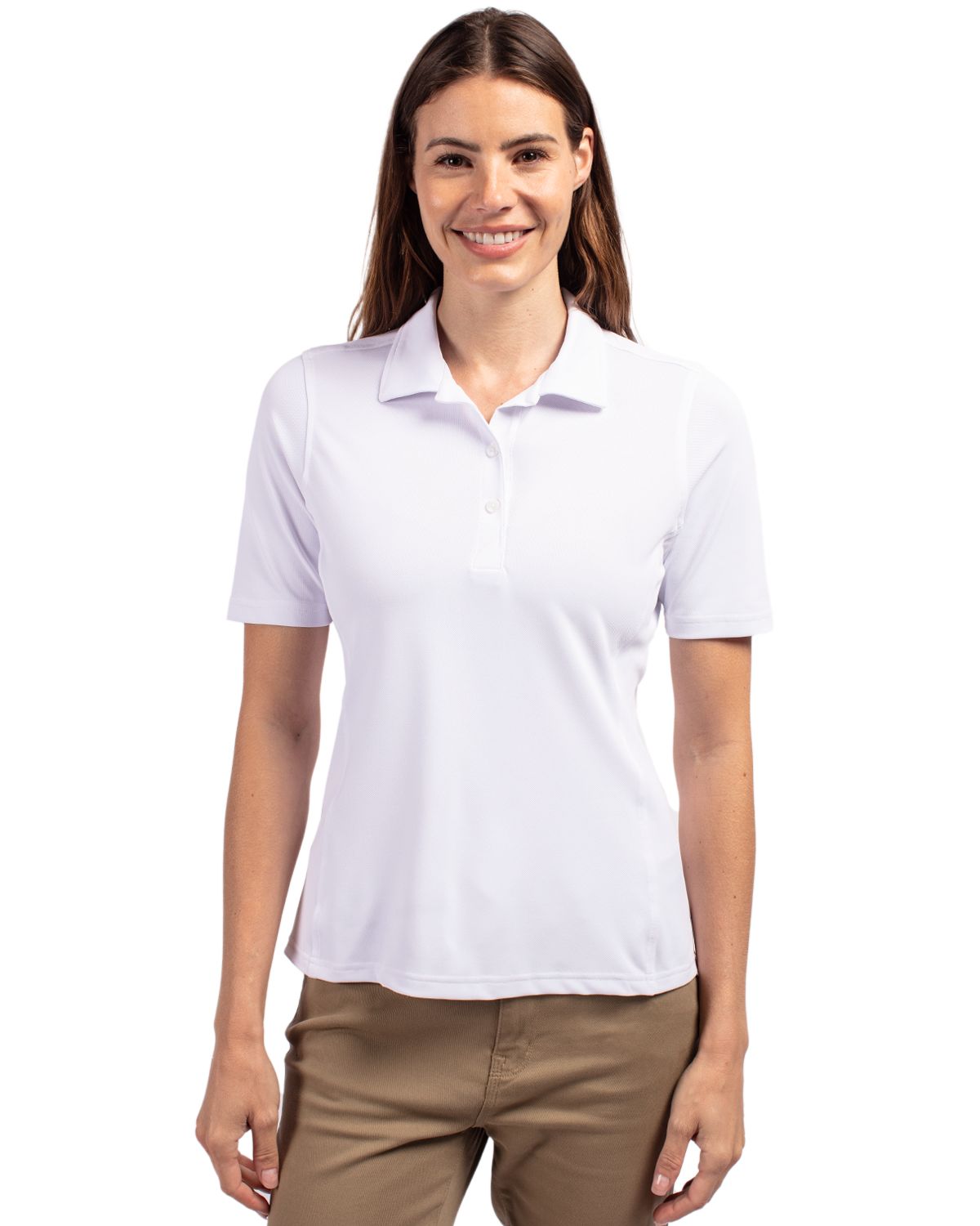 Cutter & Buck Virtue Recycled Featherlight Pique Womens Polo - LCK00127