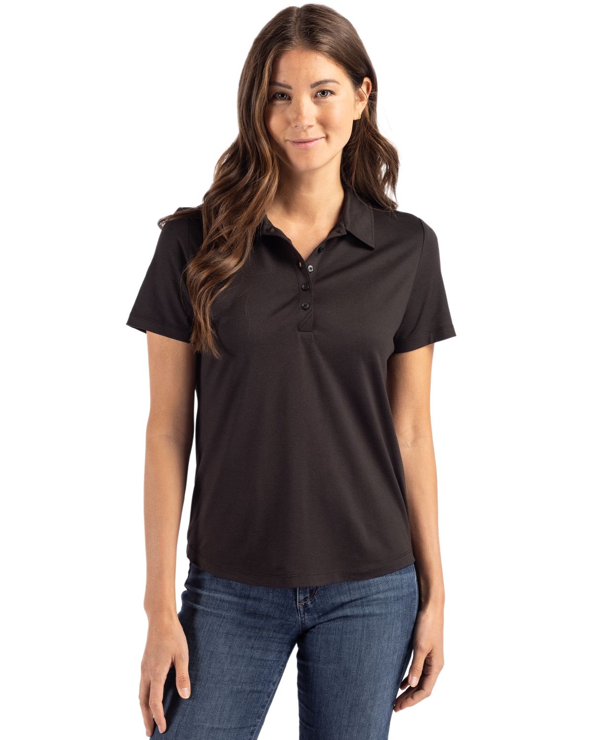Cutter & Buck Coastline Recycled Double Peached Womens Polo - LCK00192