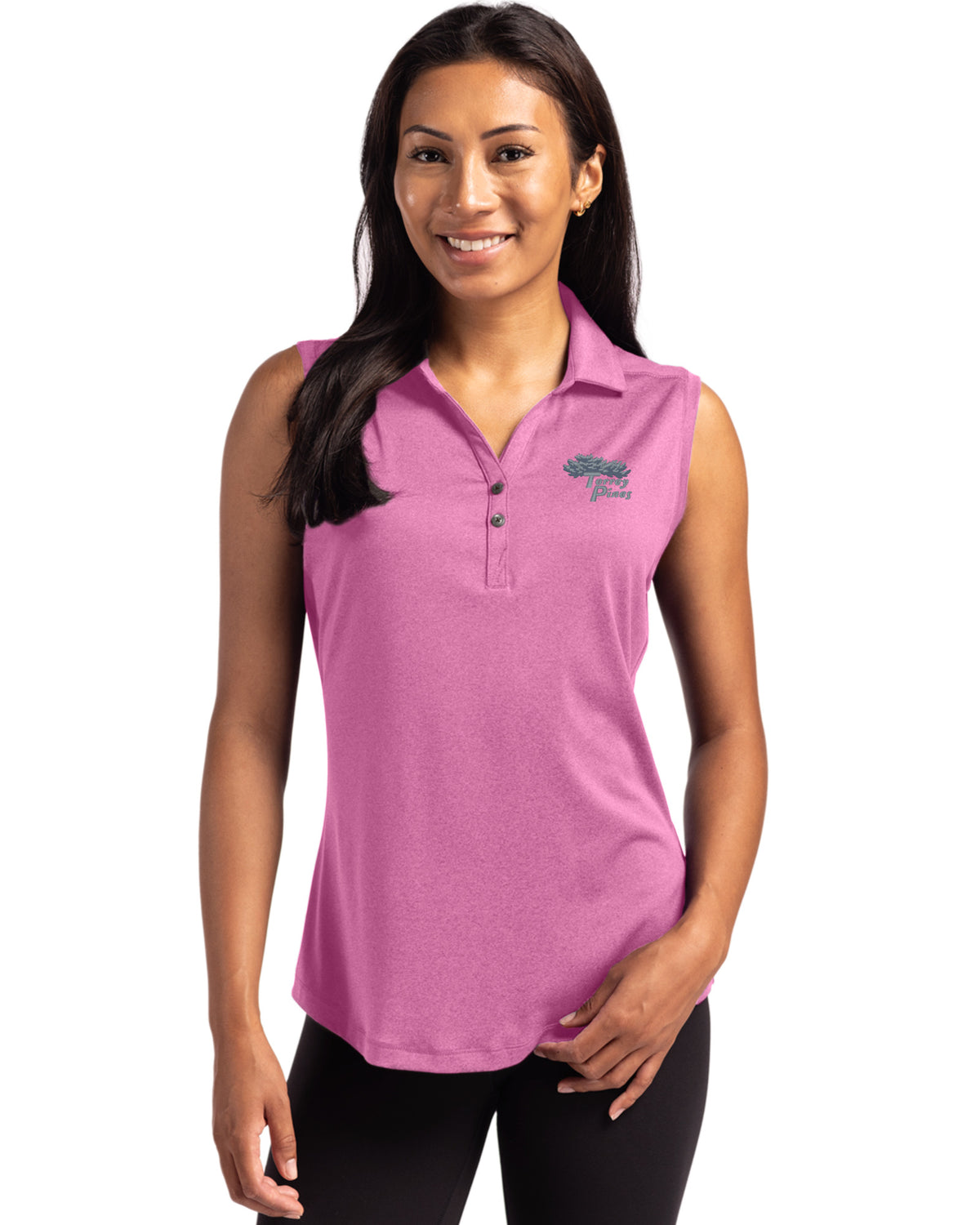 Torrey Pines Cutter & Buck Forge Recycled Four-Way Stretch Womens Sleeveless Polo - LCK00197-35492