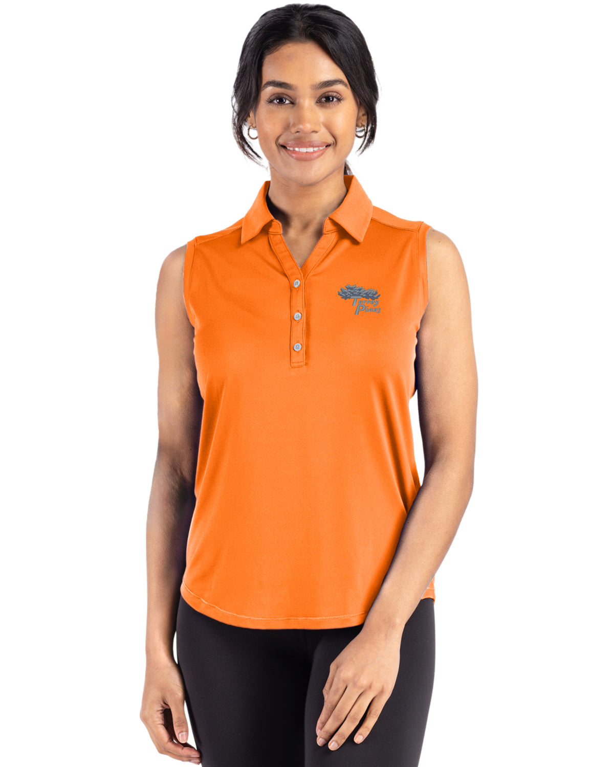Torrey Pines Cutter & Buck Forge Recycled Four-Way Stretch Womens Sleeveless Polo - LCK00197-35492
