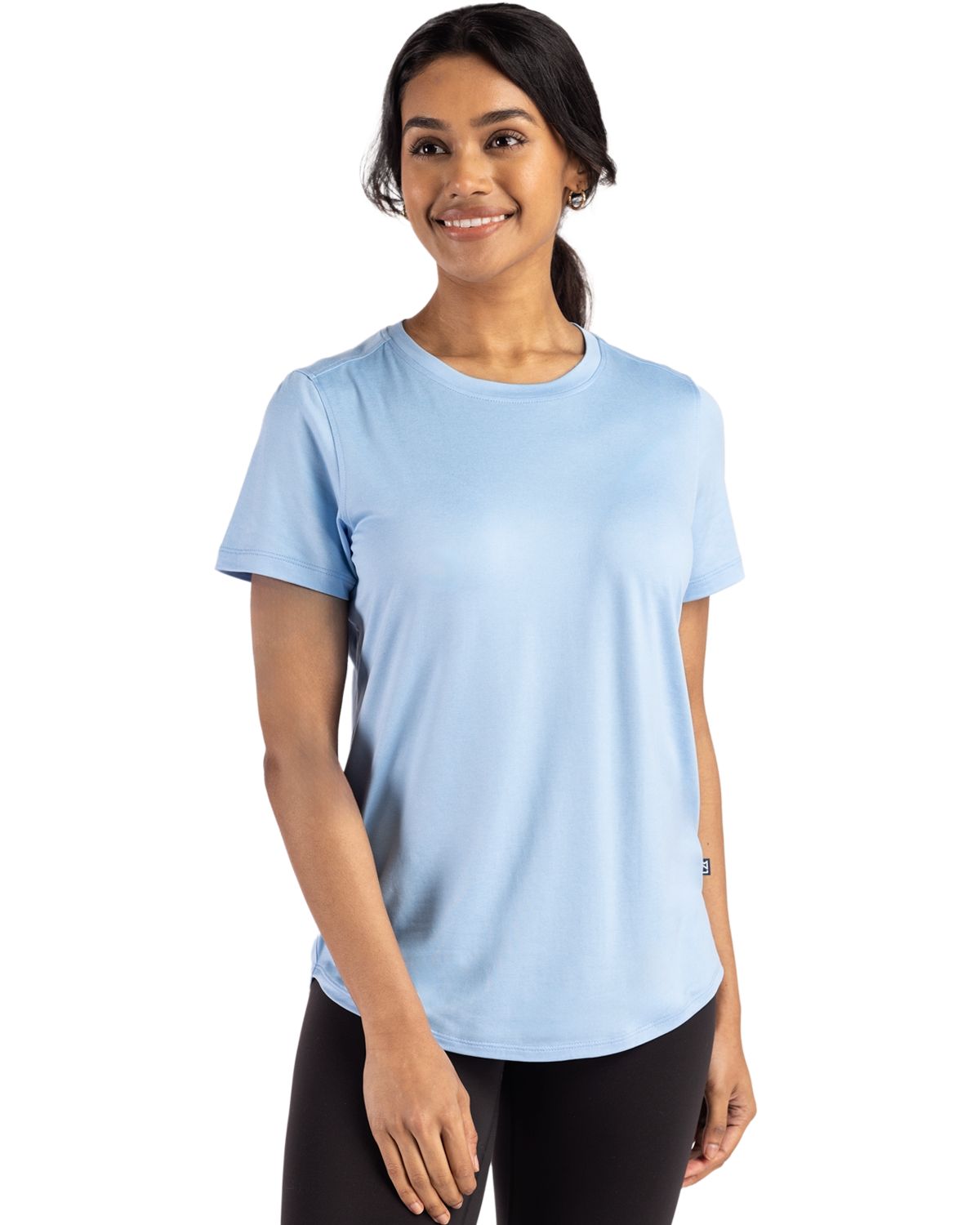 Cutter & Buck Coastline Recycled Double Peached Womens Short Sleeve Tee - LCK00198