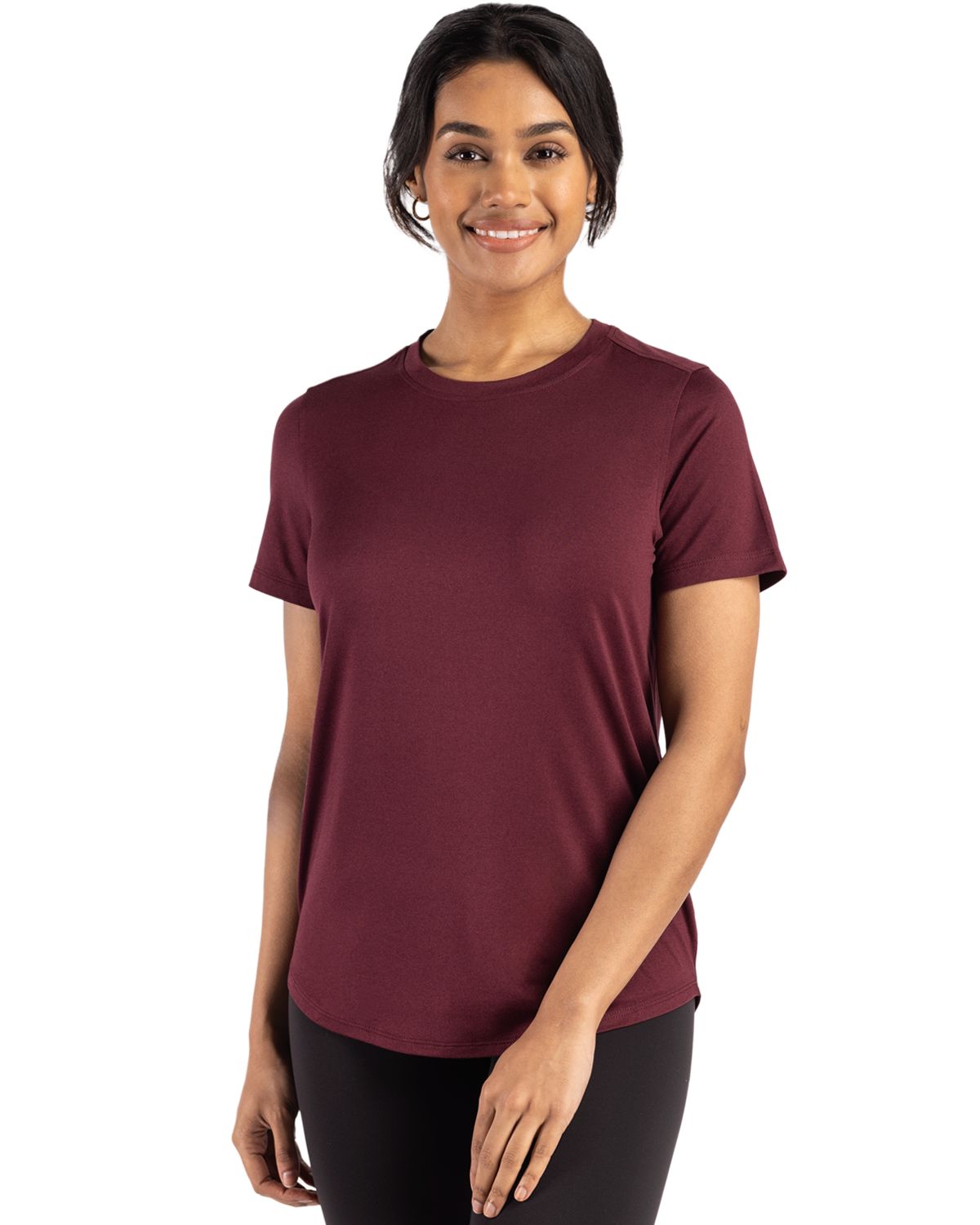 Cutter & Buck Coastline Recycled Double Peached Womens Short Sleeve Tee - LCK00198