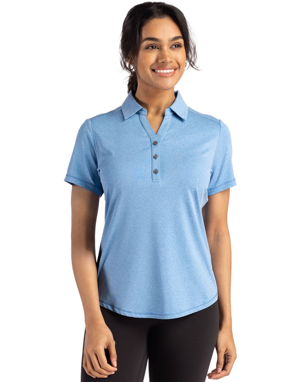 Cutter & Buck Forge Recycled Four-Way Stretch Womens Polo - LCK00199