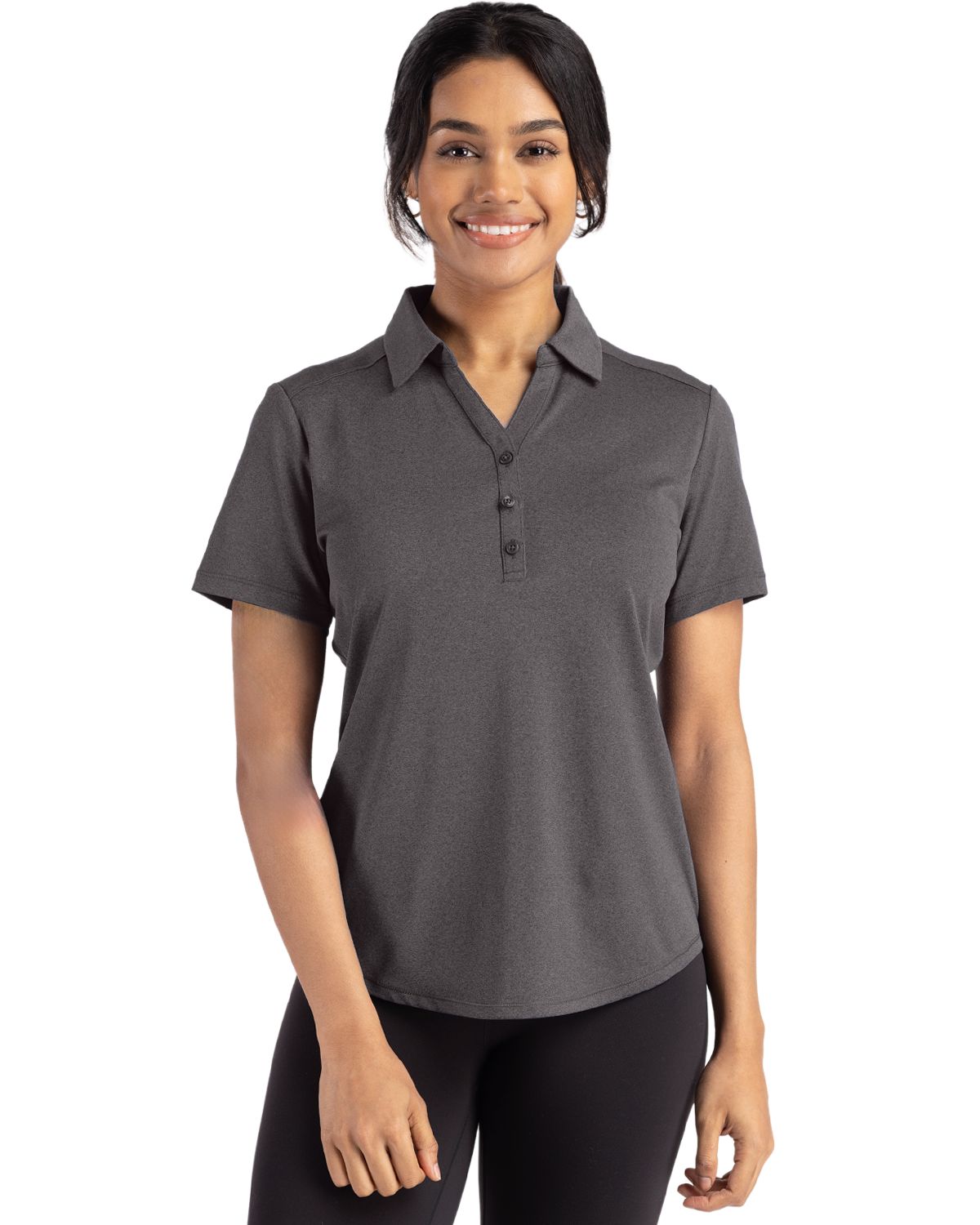 Cutter & Buck Forge Recycled Four-Way Stretch Womens Polo - LCK00199