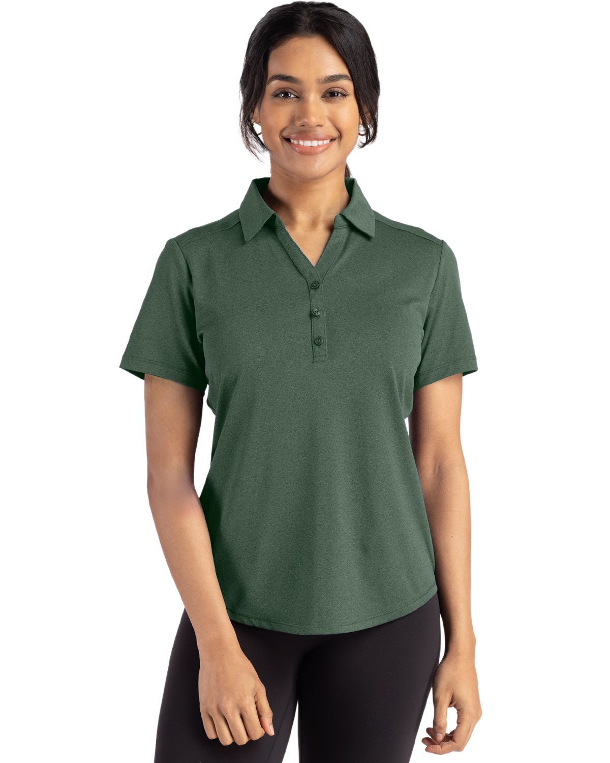 Cutter & Buck Forge Recycled Four-Way Stretch Womens Polo - LCK00199