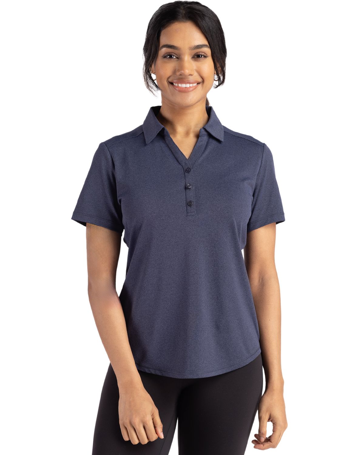 Cutter & Buck Forge Recycled Four-Way Stretch Womens Polo - LCK00199