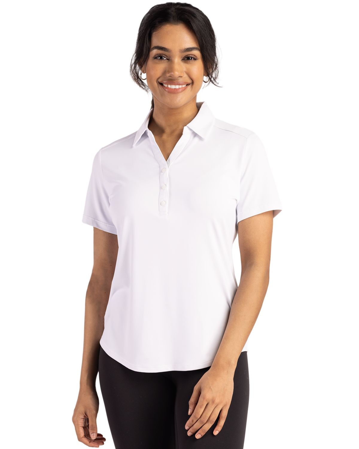 Cutter & Buck Forge Recycled Four-Way Stretch Womens Polo - LCK00199