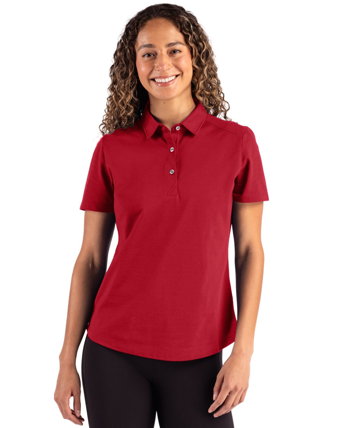 Cutter & Buck Advantage Refresh RecycledCotton-Blend PiqueWomens Polo - LCK00221