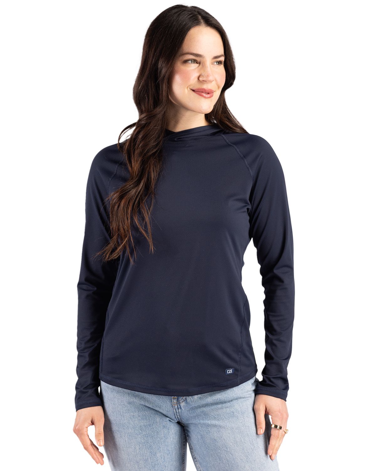 Cutter & Buck Prospect Recycled  Featherlight Stretch Womens Hooded Pullover - LCK00224