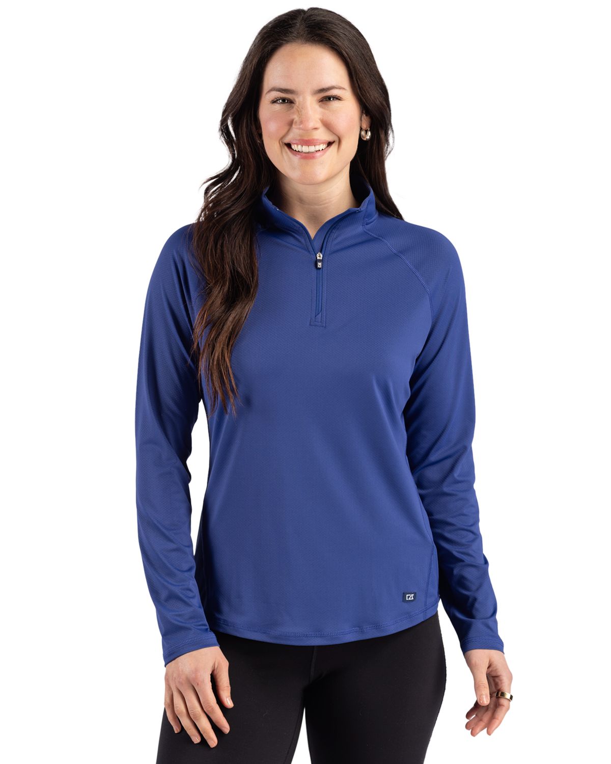 Cutter & Buck Prospect Recycled Featherlight Stretch Womens Quarter Zip - LCK00225