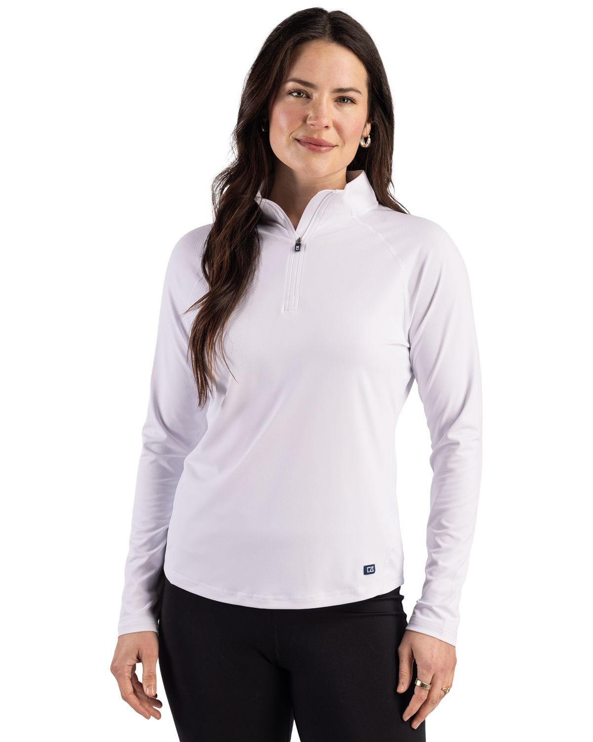 Cutter & Buck Prospect Recycled Featherlight Stretch Womens Quarter Zip - LCK00225
