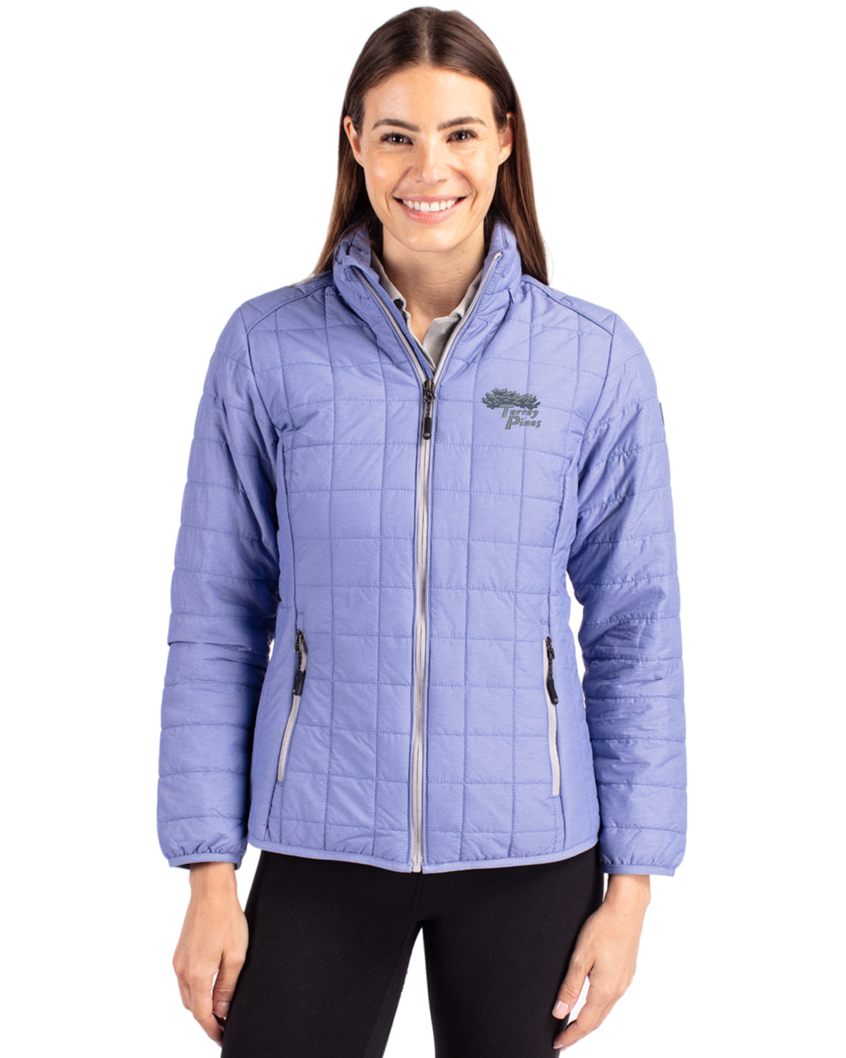 Torrey Pines Cutter & Buck Rainier Recycled Insulated Puffer Womens Full Zip Jacket - LCO00007-35492