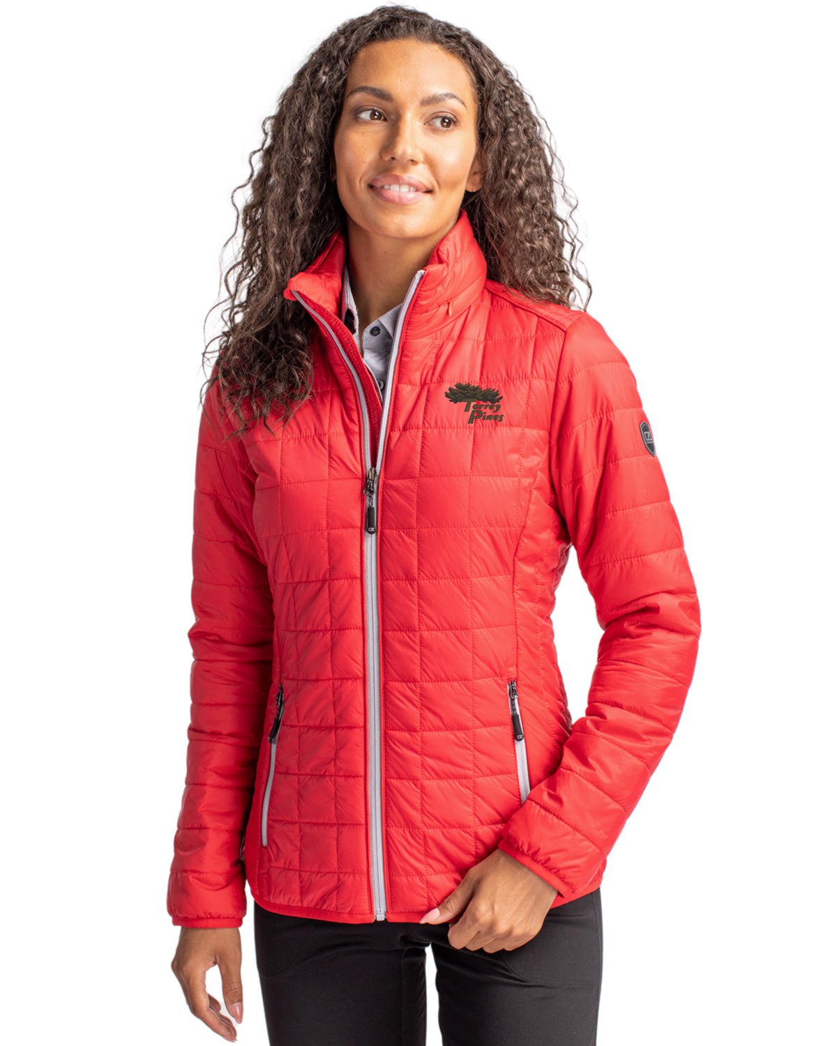 Torrey Pines Cutter & Buck Rainier Recycled Insulated Puffer Womens Full Zip Jacket - LCO00007-35492